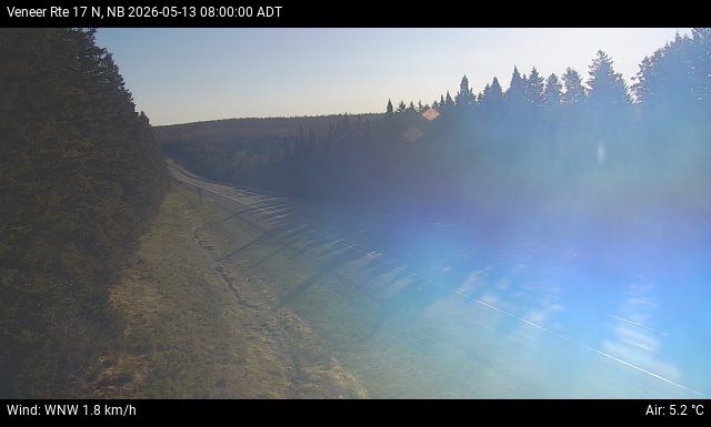 Web Cam image of Veneer (NB Highway 17)