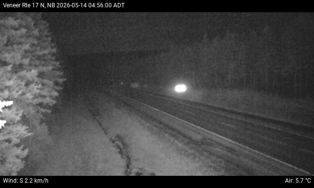 Web Cam image of Veneer (NB Highway 17)