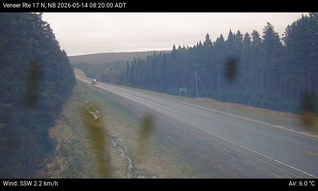 Web Cam image of Veneer (NB Highway 17)