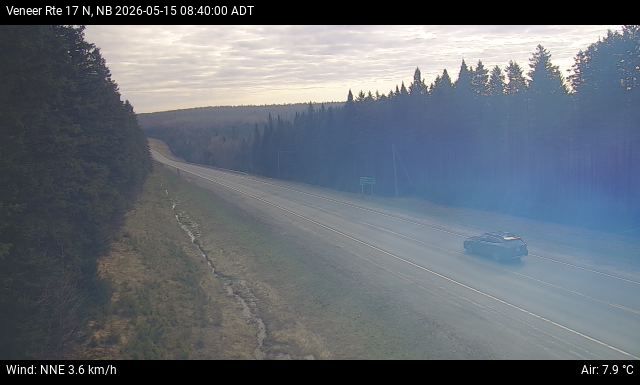 Web Cam image of Veneer (NB Highway 17)