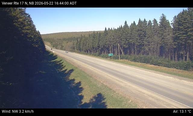 Web Cam image of Veneer (NB Highway 17)