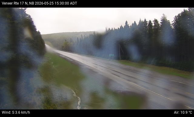Web Cam image of Veneer (NB Highway 17)
