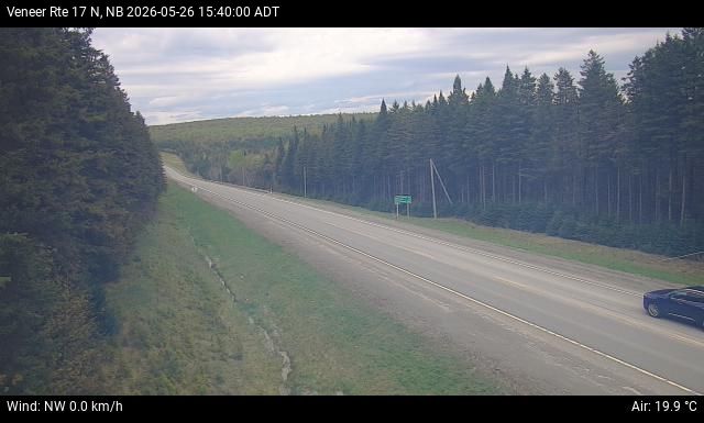 Web Cam image of Veneer (NB Highway 17)