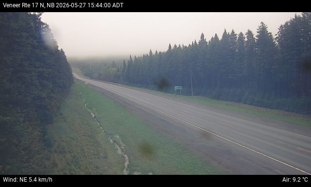 Web Cam image of Veneer (NB Highway 17)