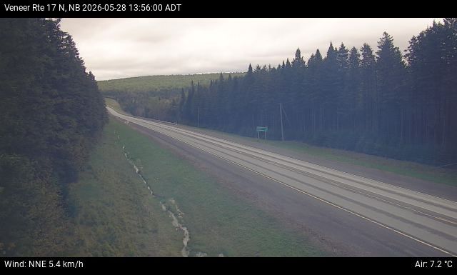 Web Cam image of Veneer (NB Highway 17)