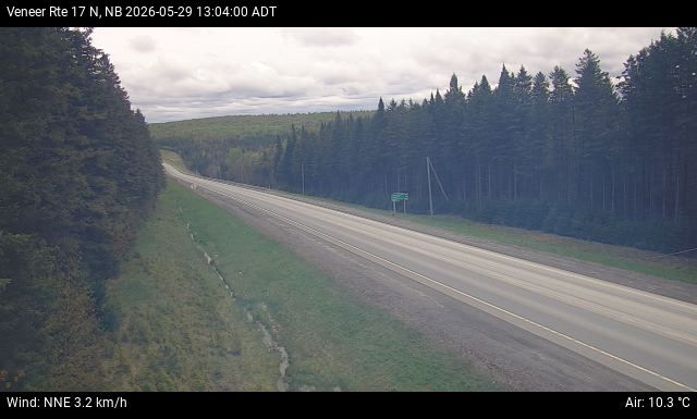 Web Cam image of Veneer (NB Highway 17)