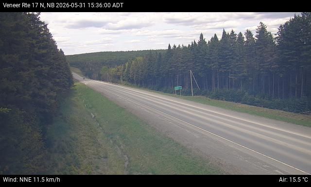 Web Cam image of Veneer (NB Highway 17)