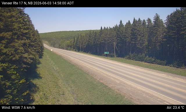 Web Cam image of Veneer (NB Highway 17)