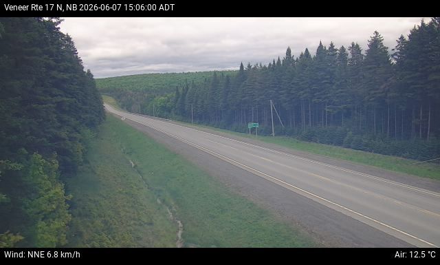Web Cam image of Veneer (NB Highway 17)