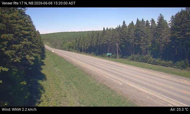Web Cam image of Veneer (NB Highway 17)