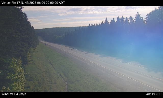 Web Cam image of Veneer (NB Highway 17)