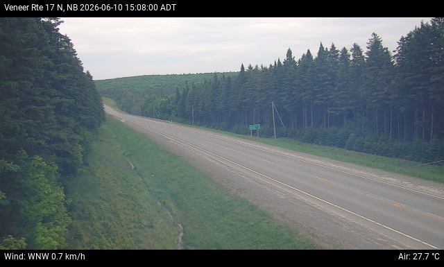 Web Cam image of Veneer (NB Highway 17)