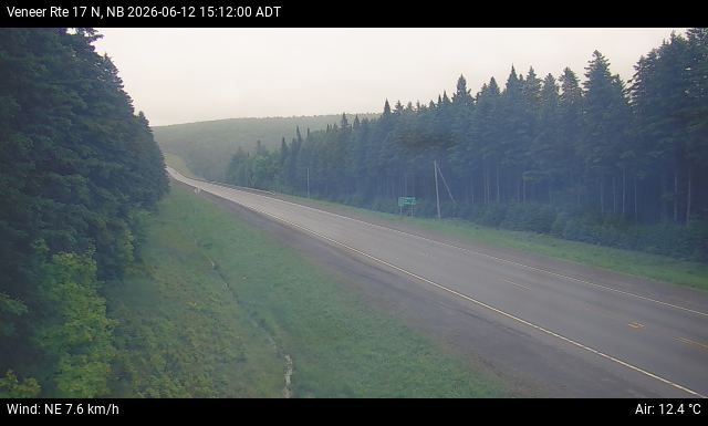 Web Cam image of Veneer (NB Highway 17)