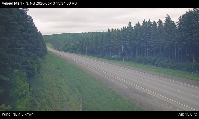 Web Cam image of Veneer (NB Highway 17)