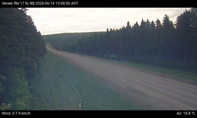 Web Cam image of Veneer (NB Highway 17)