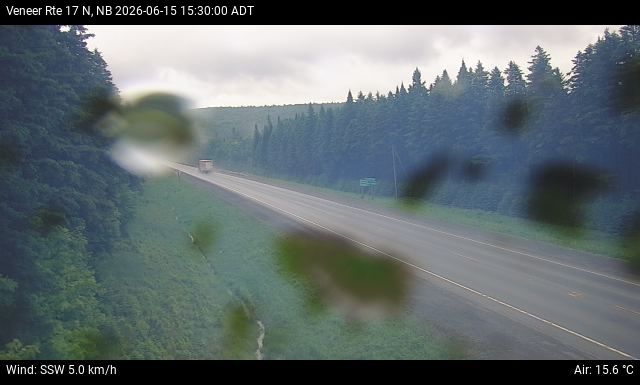 Web Cam image of Veneer (NB Highway 17)