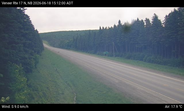Web Cam image of Veneer (NB Highway 17)