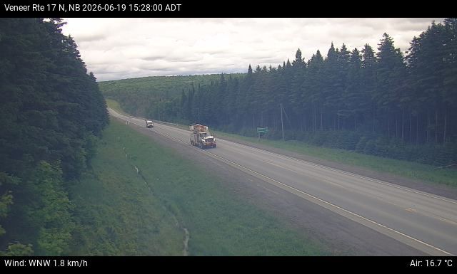 Web Cam image of Veneer (NB Highway 17)