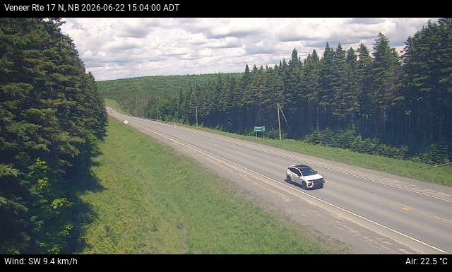 Web Cam image of Veneer (NB Highway 17)