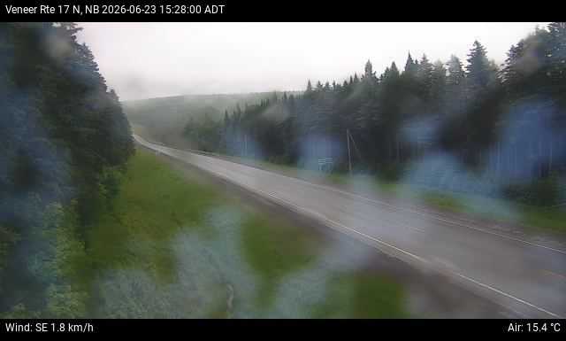 Web Cam image of Veneer (NB Highway 17)