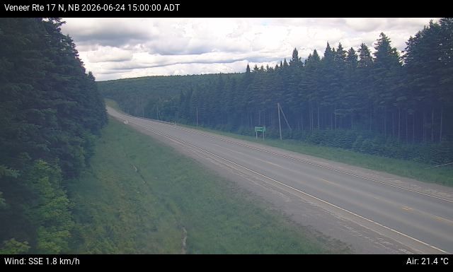 Web Cam image of Veneer (NB Highway 17)