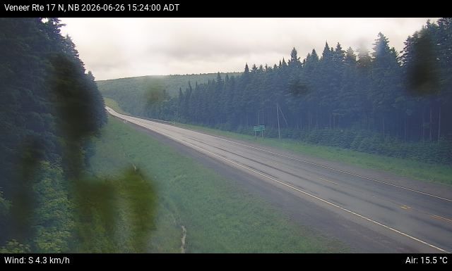 Web Cam image of Veneer (NB Highway 17)