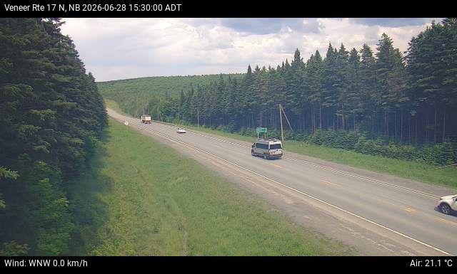 Web Cam image of Veneer (NB Highway 17)