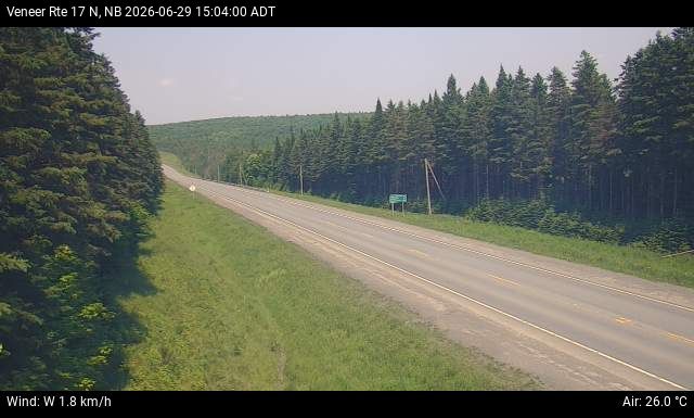Web Cam image of Veneer (NB Highway 17)