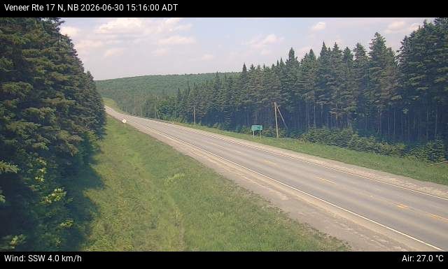 Web Cam image of Veneer (NB Highway 17)