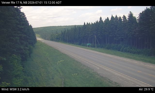 Web Cam image of Veneer (NB Highway 17)