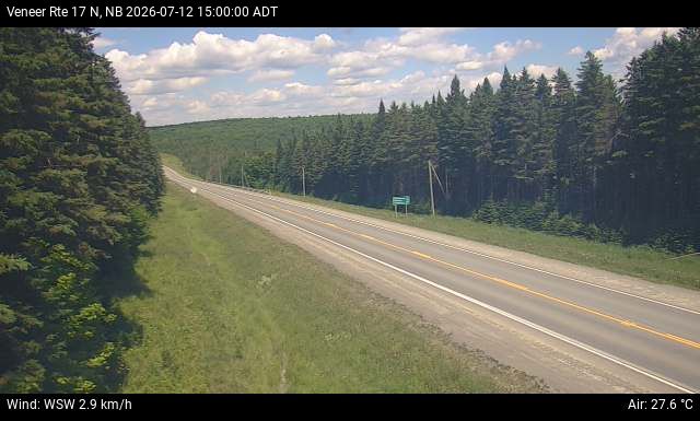Web Cam image of Veneer (NB Highway 17)