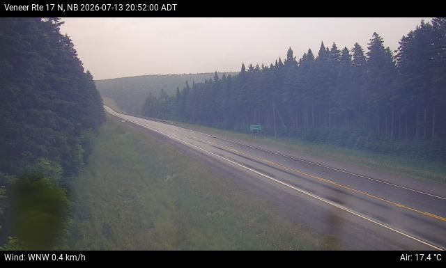 Web Cam image of Veneer (NB Highway 17)