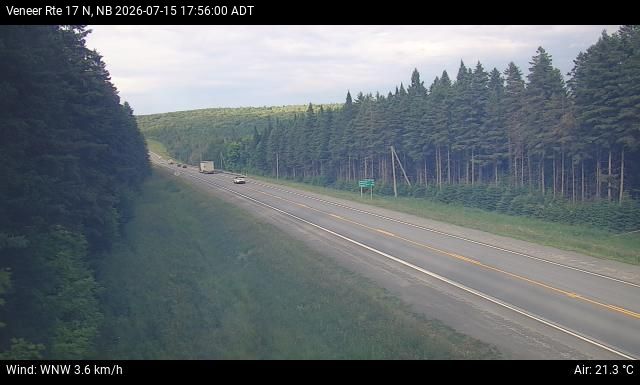 Web Cam image of Veneer (NB Highway 17)