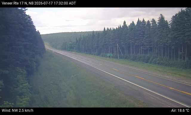 Web Cam image of Veneer (NB Highway 17)