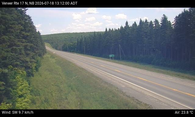 Web Cam image of Veneer (NB Highway 17)