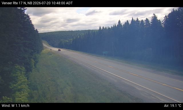 Web Cam image of Veneer (NB Highway 17)