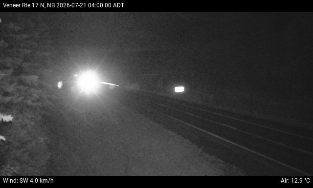 Web Cam image of Veneer (NB Highway 17)