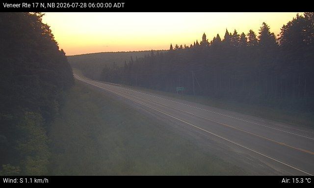 Web Cam image of Veneer (NB Highway 17)
