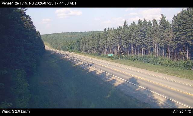 Web Cam image of Veneer (NB Highway 17)