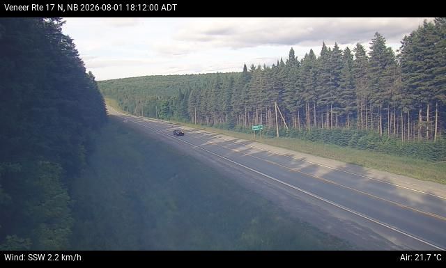Web Cam image of Veneer (NB Highway 17)