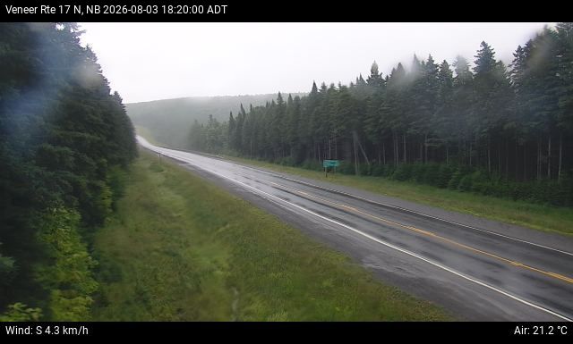 Web Cam image of Veneer (NB Highway 17)