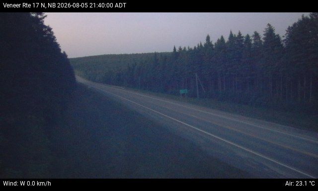 Web Cam image of Veneer (NB Highway 17)