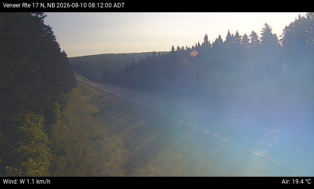 Web Cam image of Veneer (NB Highway 17)