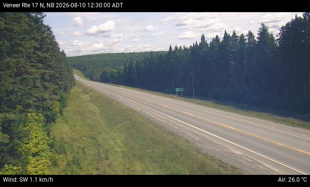 Web Cam image of Veneer (NB Highway 17)