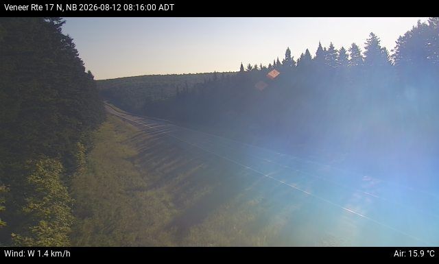 Web Cam image of Veneer (NB Highway 17)