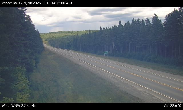 Web Cam image of Veneer (NB Highway 17)