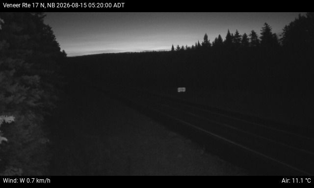 Web Cam image of Veneer (NB Highway 17)