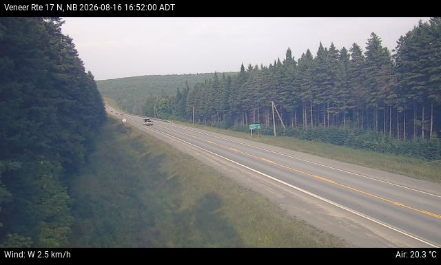 Web Cam image of Veneer (NB Highway 17)
