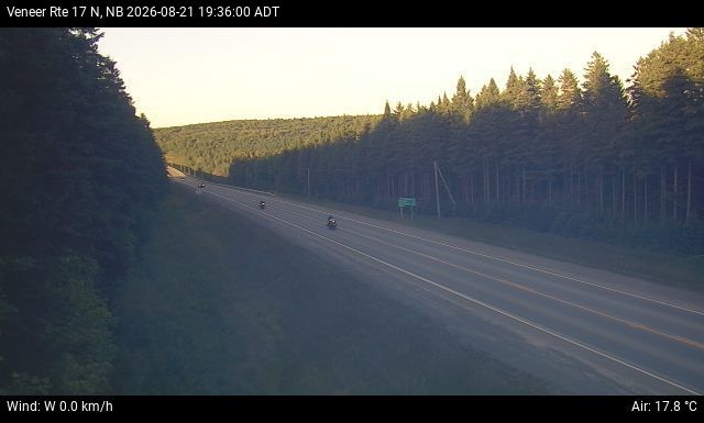 Web Cam image of Veneer (NB Highway 17)