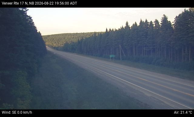Web Cam image of Veneer (NB Highway 17)